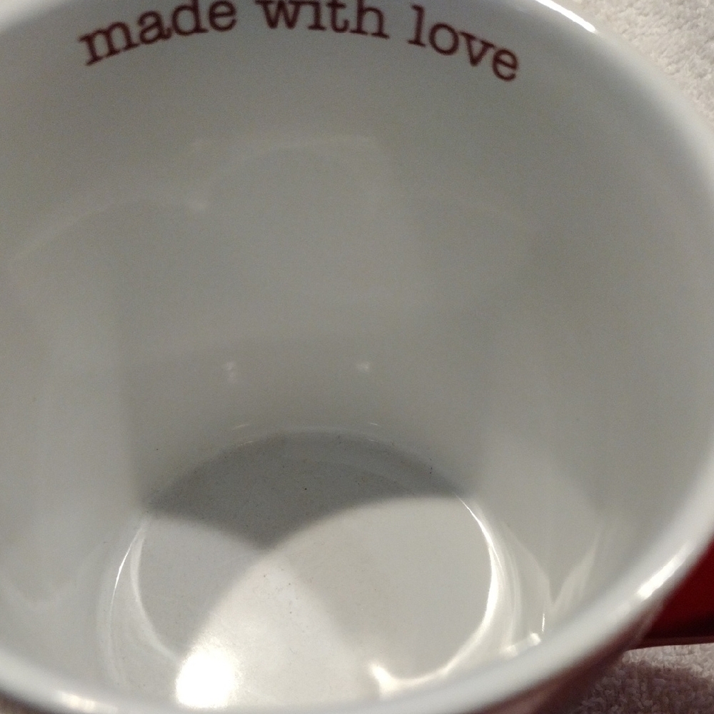 2 For 8  Sale, Disney Red Mug with Mickey Mouse Design - Picture 4 of 4